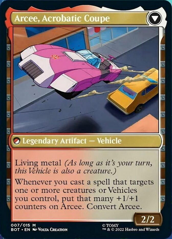 Arcee, Sharpshooter // Arcee, Acrobatic Coupe [Universes Beyond: Transformers] - La Boîte Mystère ( The Mystery Box)