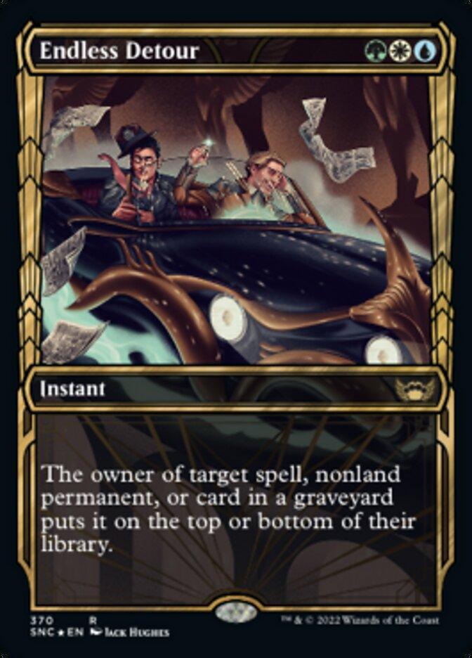 Endless Detour (Showcase Golden Age Gilded Foil) [Streets of New Capenna] - La Boîte Mystère ( The Mystery Box)