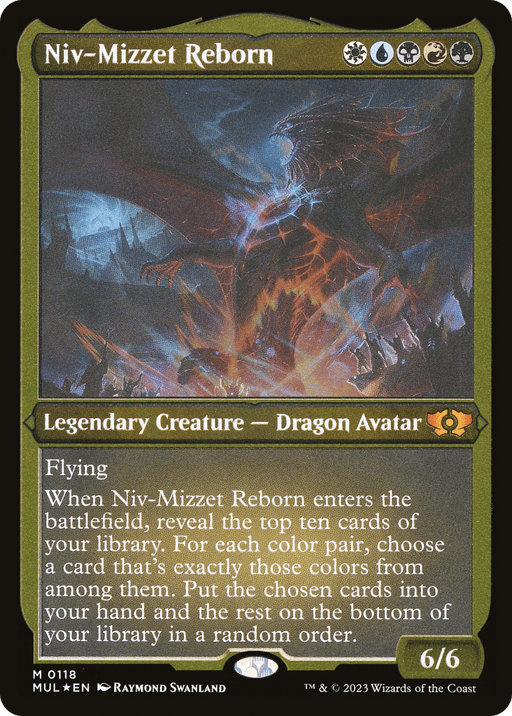 Niv-Mizzet Reborn (Foil Etched) [Multiverse Legends] - La Boîte Mystère ( The Mystery Box)