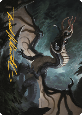 Brainstealer Dragon Art Card (Gold-Stamped Signature) [Commander Legends: Battle for Baldur's Gate Art Series] - La Boîte Mystère ( The Mystery Box)