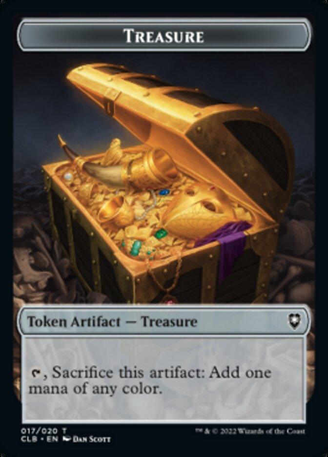 Treasure // Goat Double-sided Token [Commander Legends: Battle for Baldur's Gate Tokens] - La Boîte Mystère ( The Mystery Box)