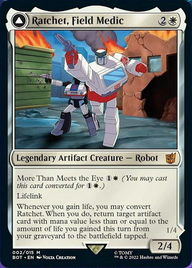 Ratchet, Field Medic // Ratchet, Rescue Racer [Universes Beyond: Transformers] - La Boîte Mystère ( The Mystery Box)