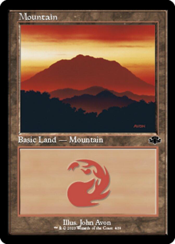 Mountain (409) (Retro) [Dominaria Remastered] - La Boîte Mystère ( The Mystery Box)