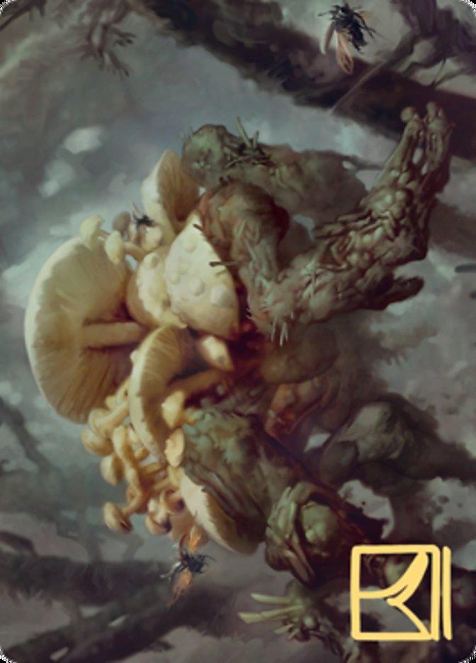 Swarm Shambler Art Card (Gold-Stamped Signature) [Zendikar Rising Art Series] - La Boîte Mystère ( The Mystery Box)