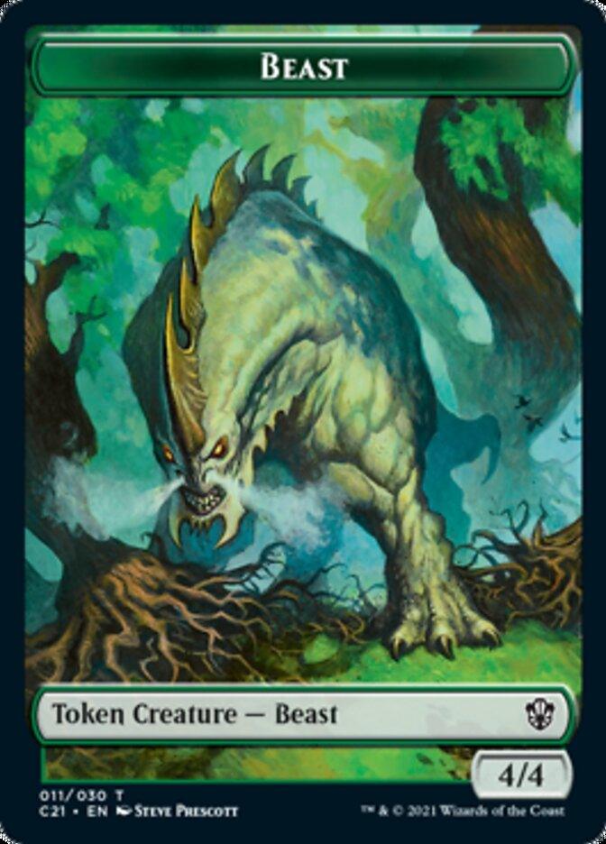 Beast (011) // Insect Token [Commander 2021 Tokens] - La Boîte Mystère ( The Mystery Box)