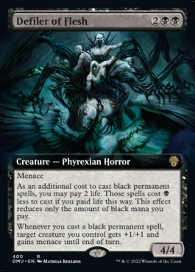 Defiler of Flesh (Extended Art) [Dominaria United] - La Boîte Mystère ( The Mystery Box)