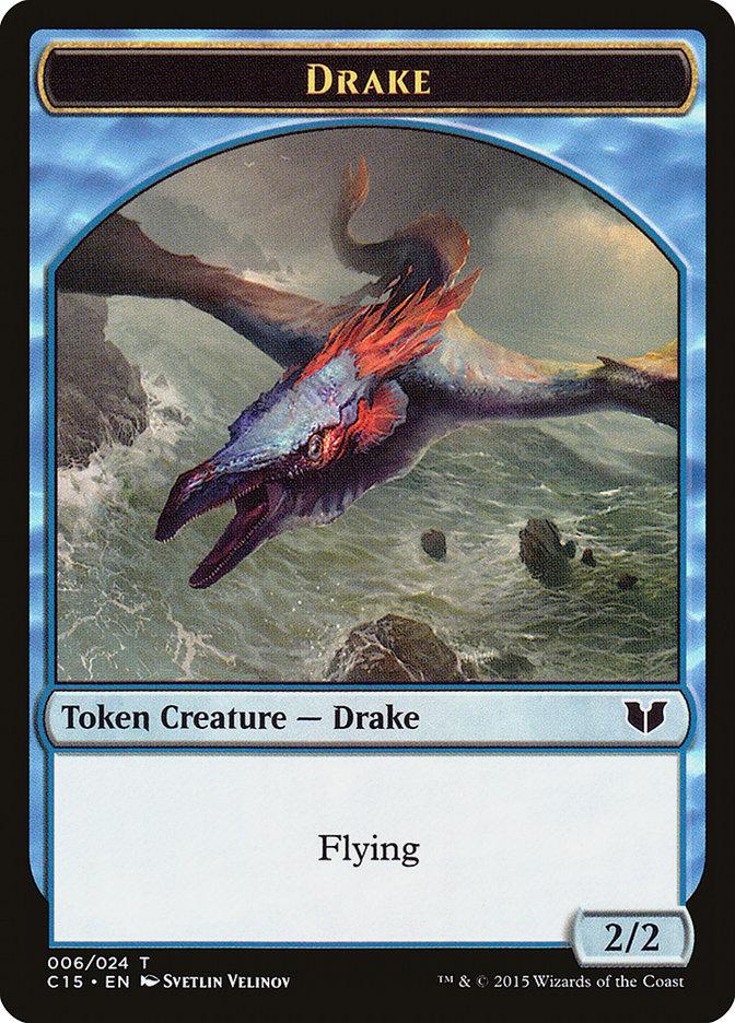 Drake // Elemental (020) Double-Sided Token [Commander 2015 Tokens] - La Boîte Mystère ( The Mystery Box)