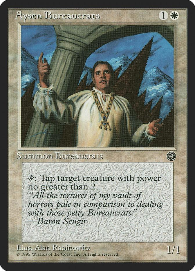 Aysen Bureaucrats (Baron Sengir Flavor Text) [Homelands] - La Boîte Mystère ( The Mystery Box)