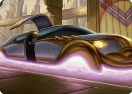 Mysterious Limousine Art Card [Streets of New Capenna Art Series] - La Boîte Mystère ( The Mystery Box)