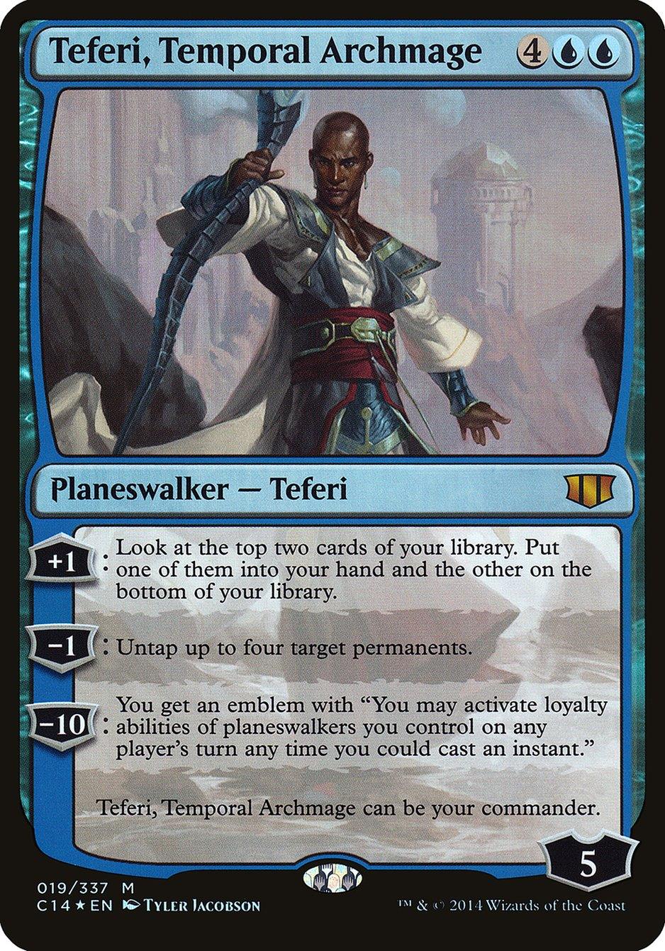 Teferi, Temporal Archmage (Oversized) [Commander 2014 Oversized] - La Boîte Mystère ( The Mystery Box)