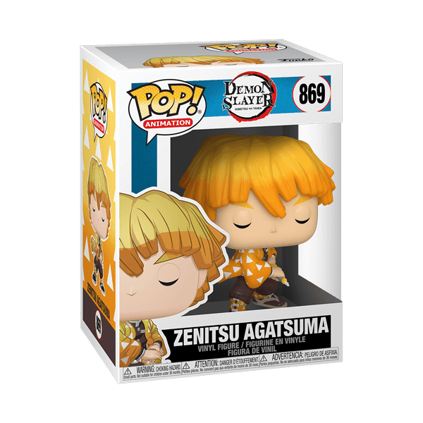 POP! ANIME DEMON SLAYER - ZENITSU AGATSUMA - La Boîte Mystère ( The Mystery Box)