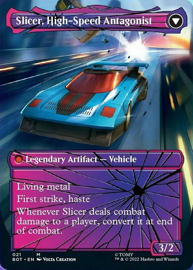 Slicer, Hired Muscle // Slicer, High-Speed Antagonist (Shattered Glass) [Universes Beyond: Transformers] - La Boîte Mystère ( The Mystery Box)