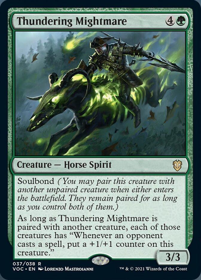 Thundering Mightmare [Innistrad: Crimson Vow Commander] - La Boîte Mystère ( The Mystery Box)
