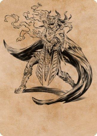 Livaan, Cultist of Tiamat Art Card [Commander Legends: Battle for Baldur's Gate Art Series] - La Boîte Mystère ( The Mystery Box)