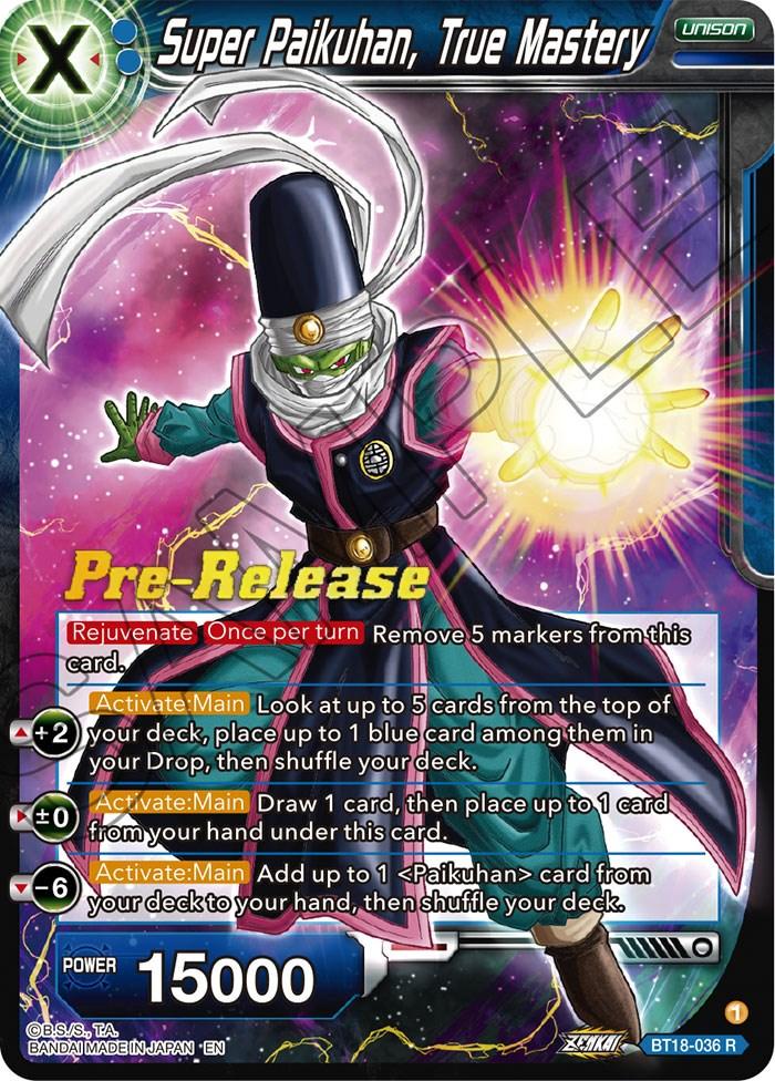 Super Paikuhan, True Master (BT18-036) [Dawn of the Z-Legends Prerelease Promos] - La Boîte Mystère ( The Mystery Box)