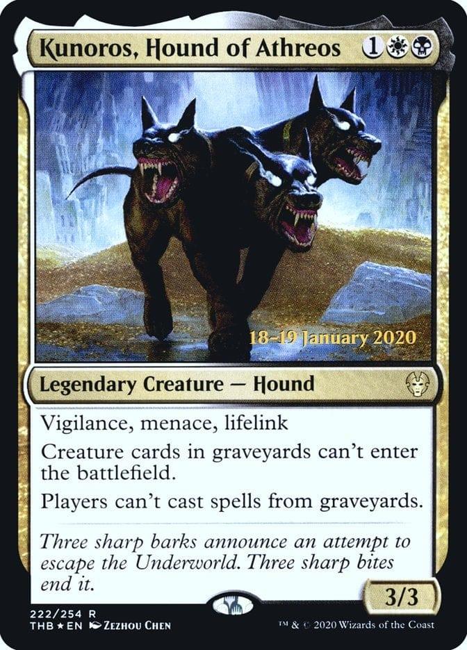 Kunoros, Hound of Athreos [Theros Beyond Death Prerelease Promos] - La Boîte Mystère ( The Mystery Box)