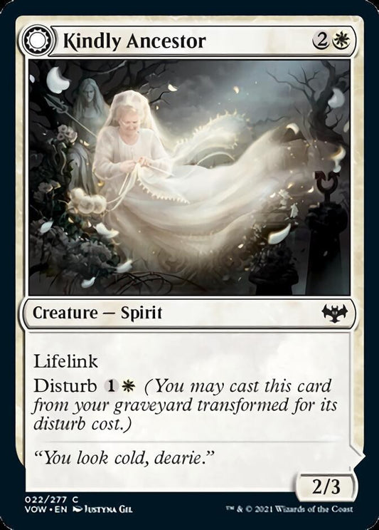 Kindly Ancestor // Ancestor's Embrace [Innistrad: Crimson Vow] - La Boîte Mystère ( The Mystery Box)
