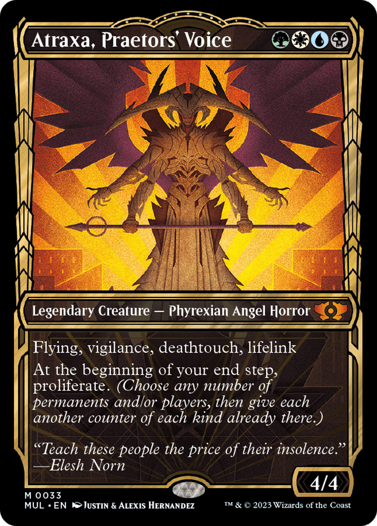 Atraxa, Praetors' Voice (Halo Foil) [Multiverse Legends] - La Boîte Mystère ( The Mystery Box)