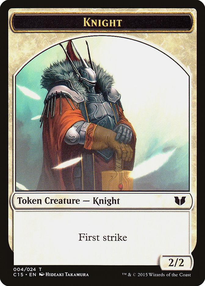 Knight (004) // Elemental Shaman Double-Sided Token [Commander 2015 Tokens] - La Boîte Mystère ( The Mystery Box)