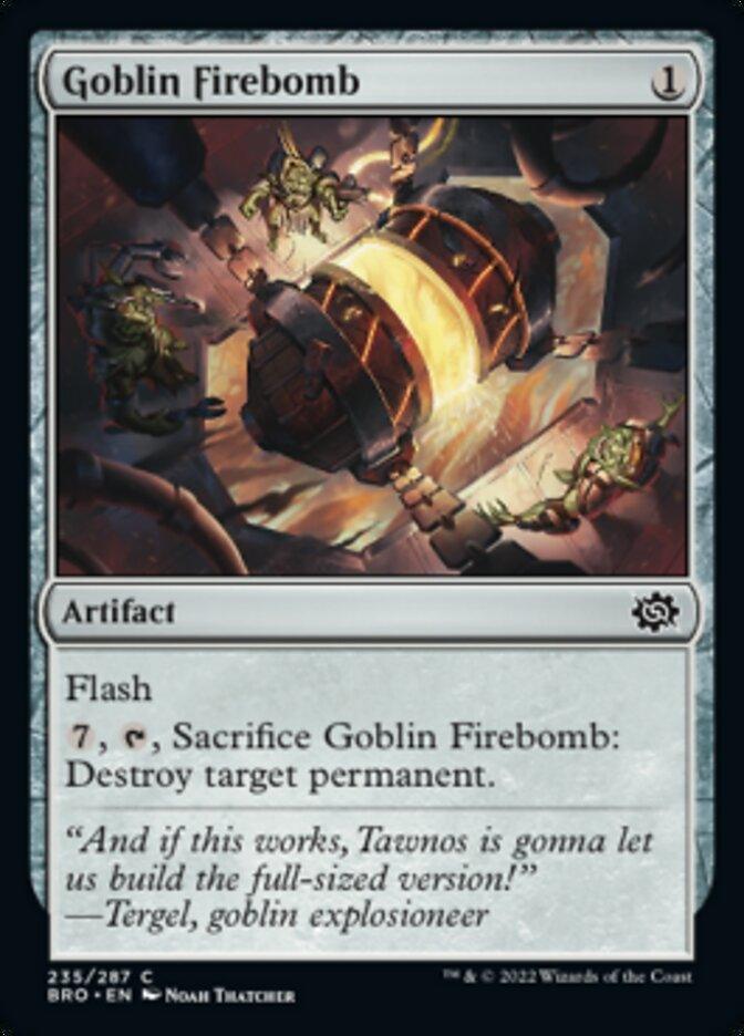 Goblin Firebomb [The Brothers' War] - La Boîte Mystère ( The Mystery Box)