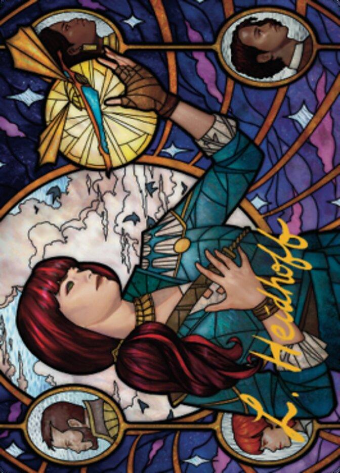 Jhoira, Ageless Innovator Art Card (Gold-Stamped Signature) [Dominaria United Art Series] - La Boîte Mystère ( The Mystery Box)