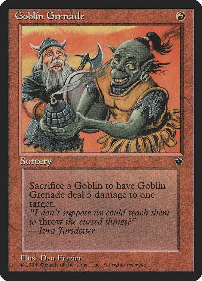 Goblin Grenade (Dan Frazier) [Fallen Empires] - La Boîte Mystère ( The Mystery Box)
