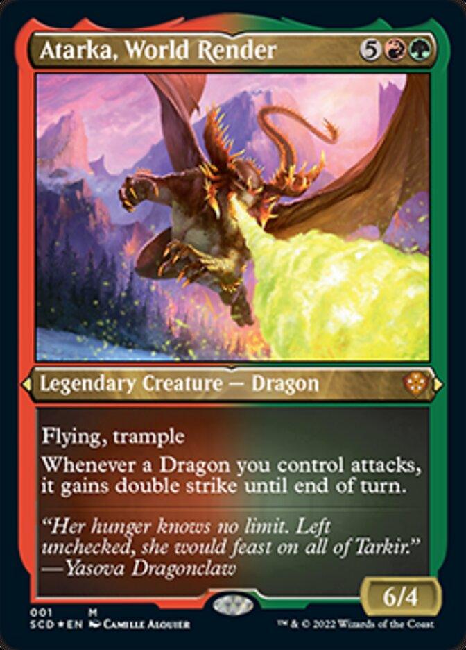 Atarka, World Render (Foil Etched) [Starter Commander Decks] - La Boîte Mystère ( The Mystery Box)