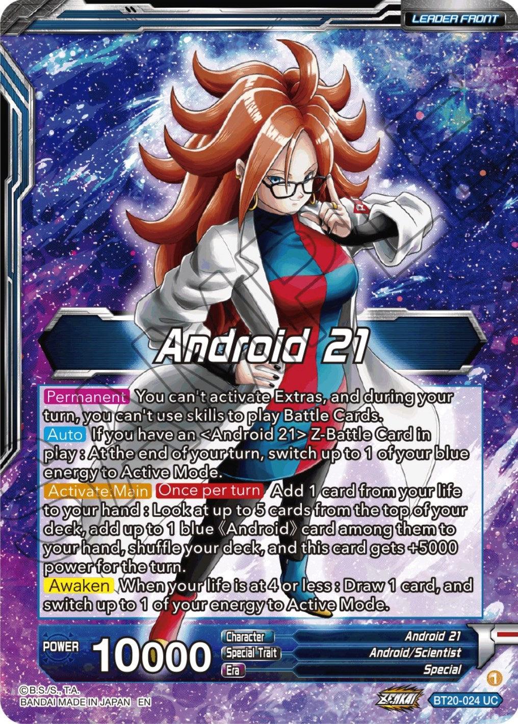 Android 21 // Android 21, the Nature of Evil (BT20-024) [Power Absorbed Prerelease Promos] - La Boîte Mystère ( The Mystery Box)