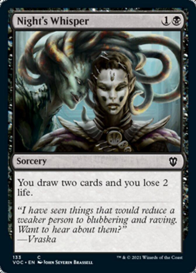 Night's Whisper [Innistrad: Crimson Vow Commander] - La Boîte Mystère ( The Mystery Box)