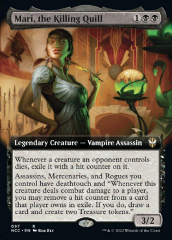 Mari, the Killing Quill (Extended Art) [Streets of New Capenna Commander] - La Boîte Mystère ( The Mystery Box)