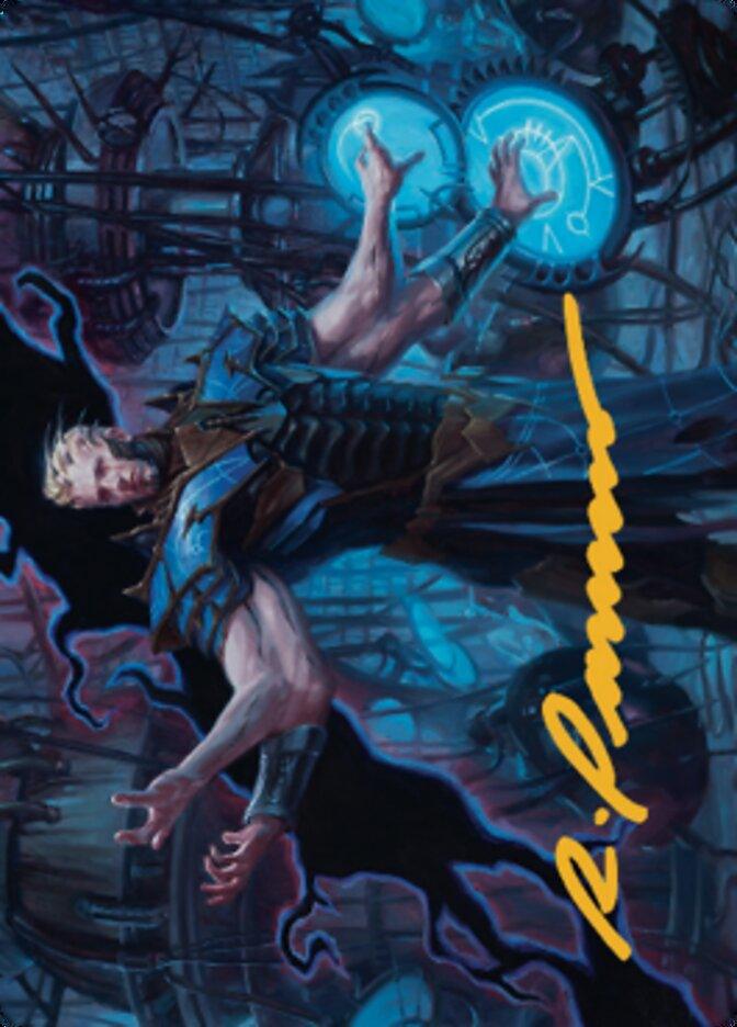 Ertai Resurrected Art Card 1 (Gold-Stamped Signature) [Dominaria United Art Series] - La Boîte Mystère ( The Mystery Box)