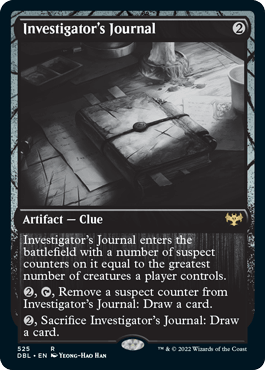 Investigator's Journal [Innistrad: Double Feature] - La Boîte Mystère ( The Mystery Box)