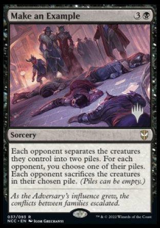 Make an Example (Promo Pack) [Streets of New Capenna Commander Promos] - La Boîte Mystère ( The Mystery Box)
