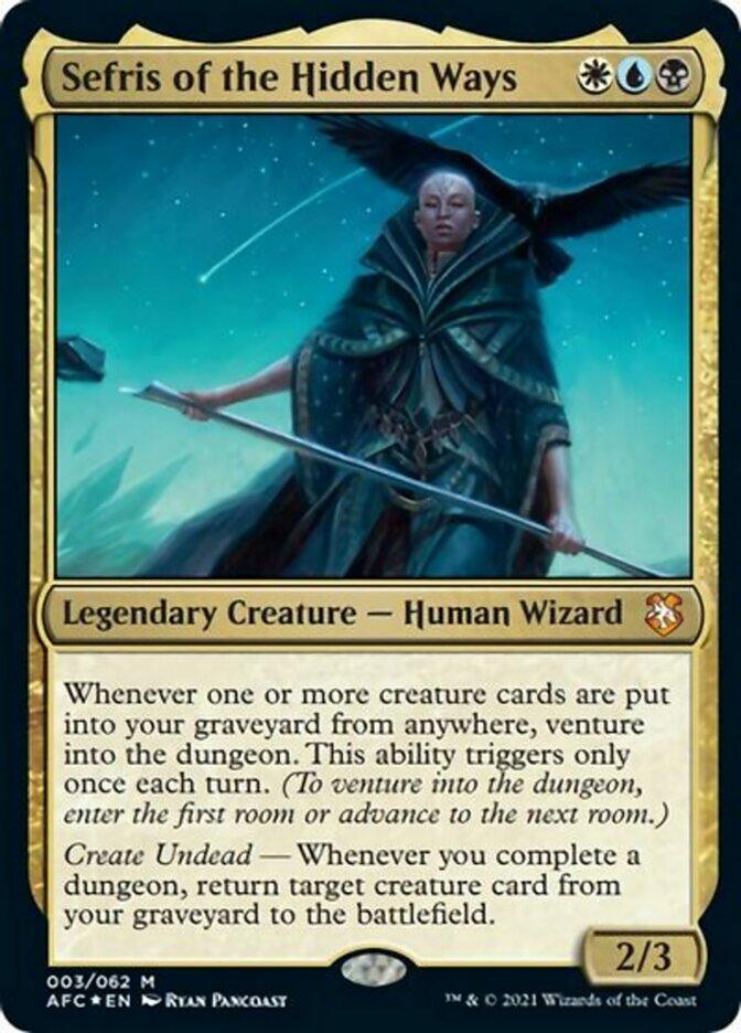 Sefris of the Hidden Ways (Display Commander) [Dungeons & Dragons: Adventures in the Forgotten Realms Commander] - La Boîte Mystère ( The Mystery Box)