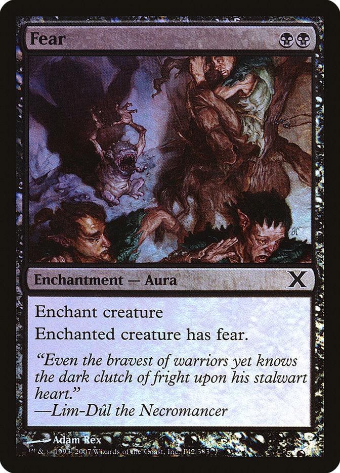Fear (Premium Foil) [Tenth Edition] - La Boîte Mystère ( The Mystery Box)