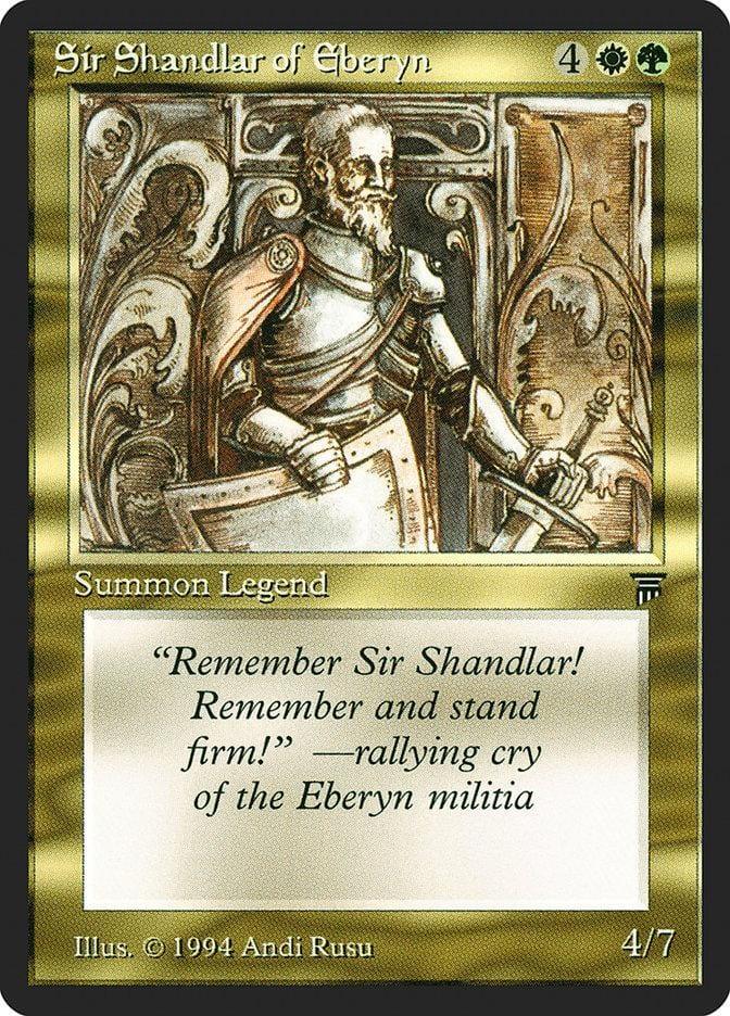 Sir Shandlar of Eberyn [Legends] - La Boîte Mystère ( The Mystery Box)