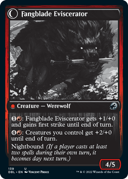 Fangblade Brigand // Fangblade Eviscerator [Innistrad: Double Feature] - La Boîte Mystère ( The Mystery Box)