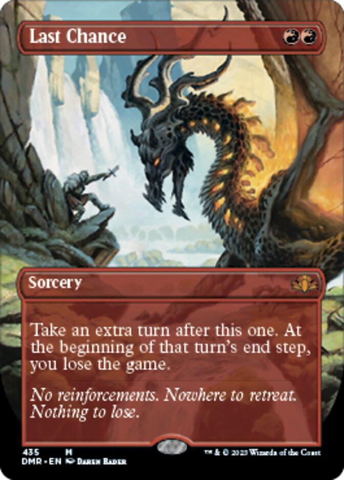 Last Chance (Borderless Alternate Art) [Dominaria Remastered] - La Boîte Mystère ( The Mystery Box)