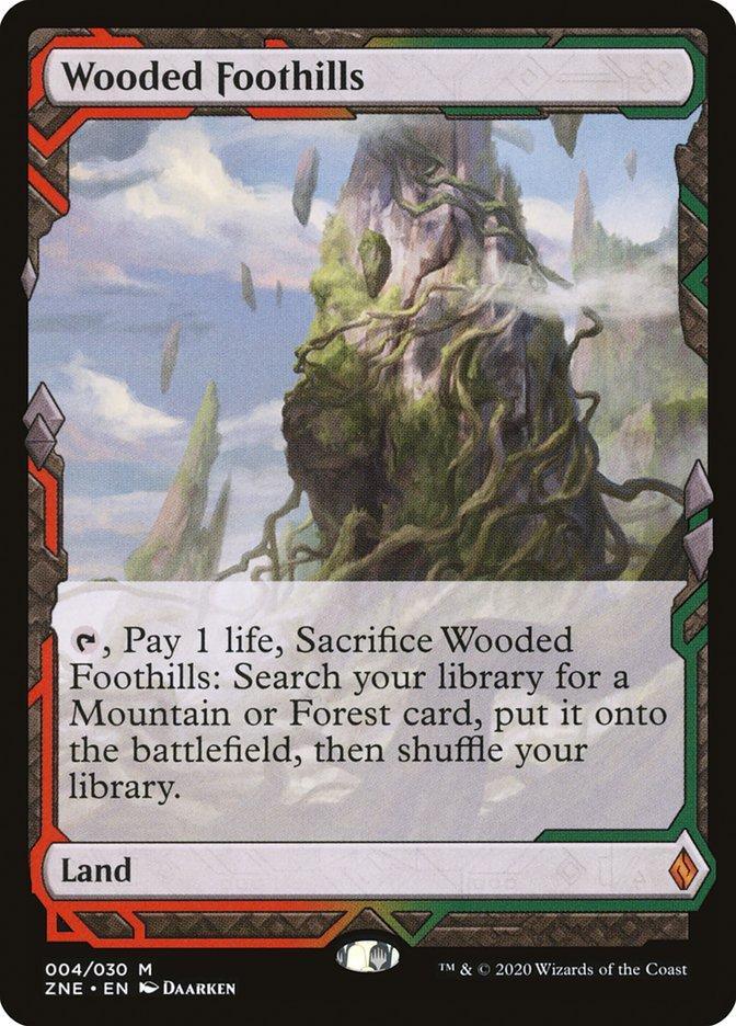 Wooded Foothills (Expeditions) [Zendikar Rising Expeditions] - La Boîte Mystère ( The Mystery Box)