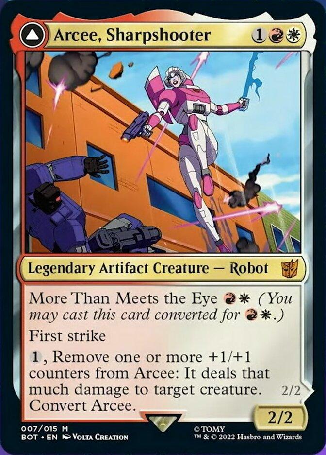 Arcee, Sharpshooter // Arcee, Acrobatic Coupe [Universes Beyond: Transformers] - La Boîte Mystère ( The Mystery Box)