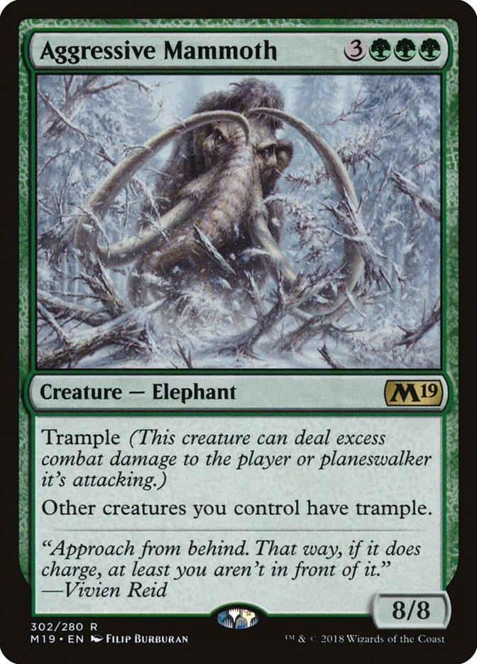 Aggressive Mammoth [Core Set 2019] - La Boîte Mystère ( The Mystery Box)