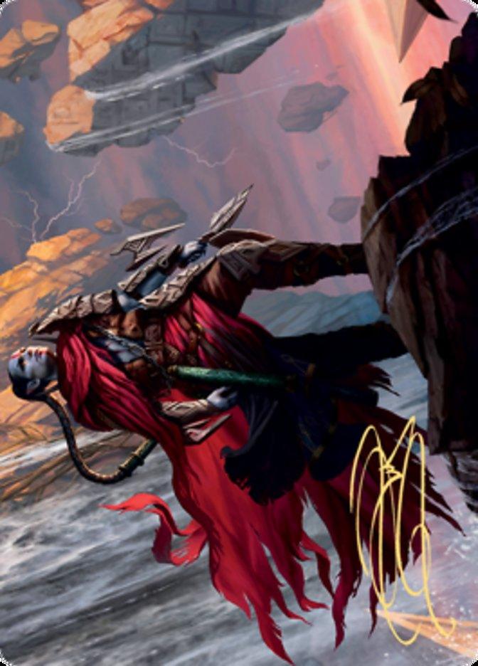 Anowon, the Ruin Thief Art Card (Gold-Stamped Signature) [Zendikar Rising Art Series] - La Boîte Mystère ( The Mystery Box)