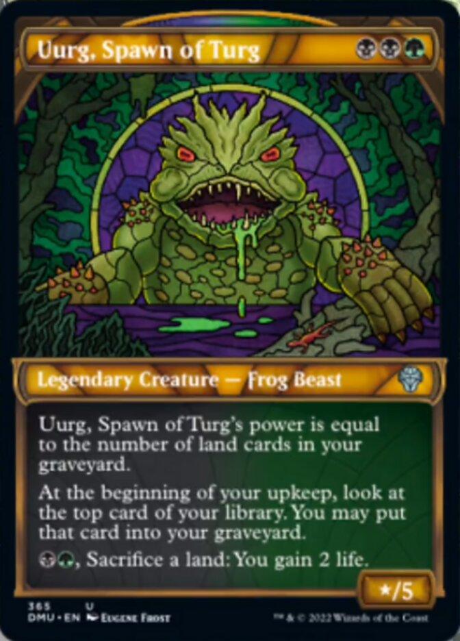 Uurg, Spawn of Turg (Showcase Textured) [Dominaria United] - La Boîte Mystère ( The Mystery Box)