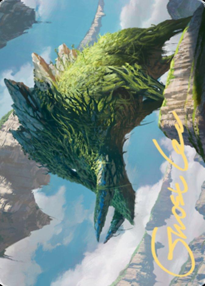 Yasharn, Implacable Earth Art Card (Gold-Stamped Signature) [Zendikar Rising Art Series] - La Boîte Mystère ( The Mystery Box)