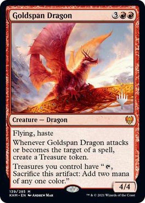 Goldspan Dragon [Kaldheim Promo Pack] - La Boîte Mystère ( The Mystery Box)