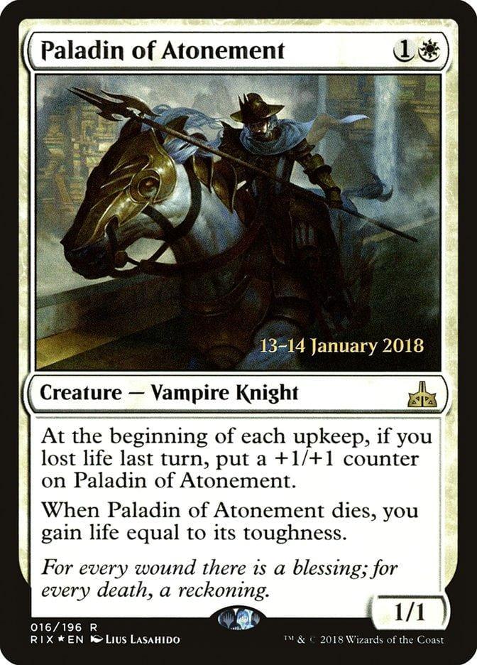 Paladin of Atonement [Rivals of Ixalan Prerelease Promos] - La Boîte Mystère ( The Mystery Box)
