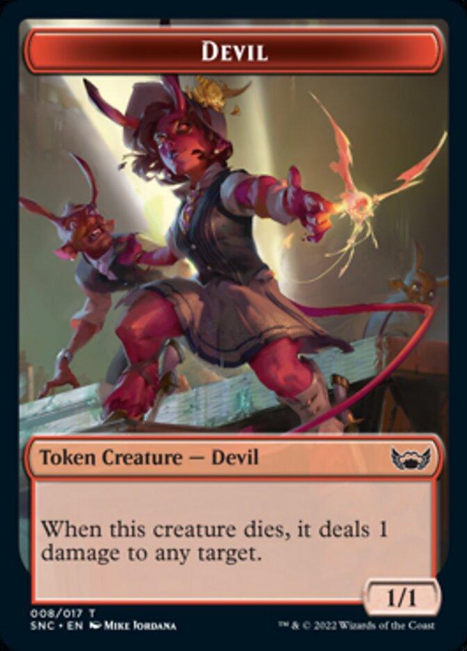 Devil // Copy Double-sided Token [Streets of New Capenna Tokens] - La Boîte Mystère ( The Mystery Box)