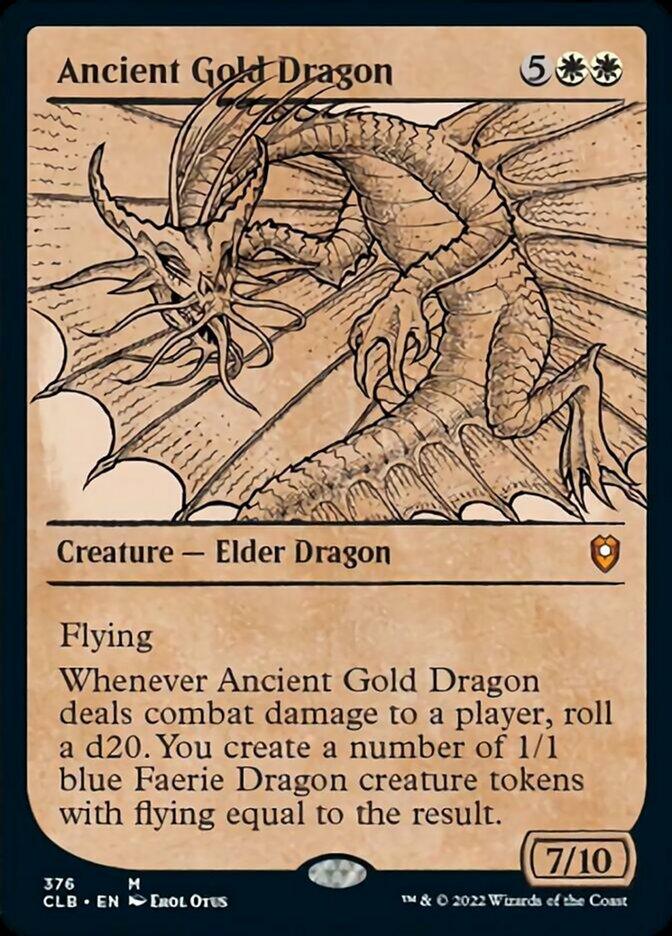 Ancient Gold Dragon (Showcase) [Commander Legends: Battle for Baldur's Gate] - La Boîte Mystère ( The Mystery Box)
