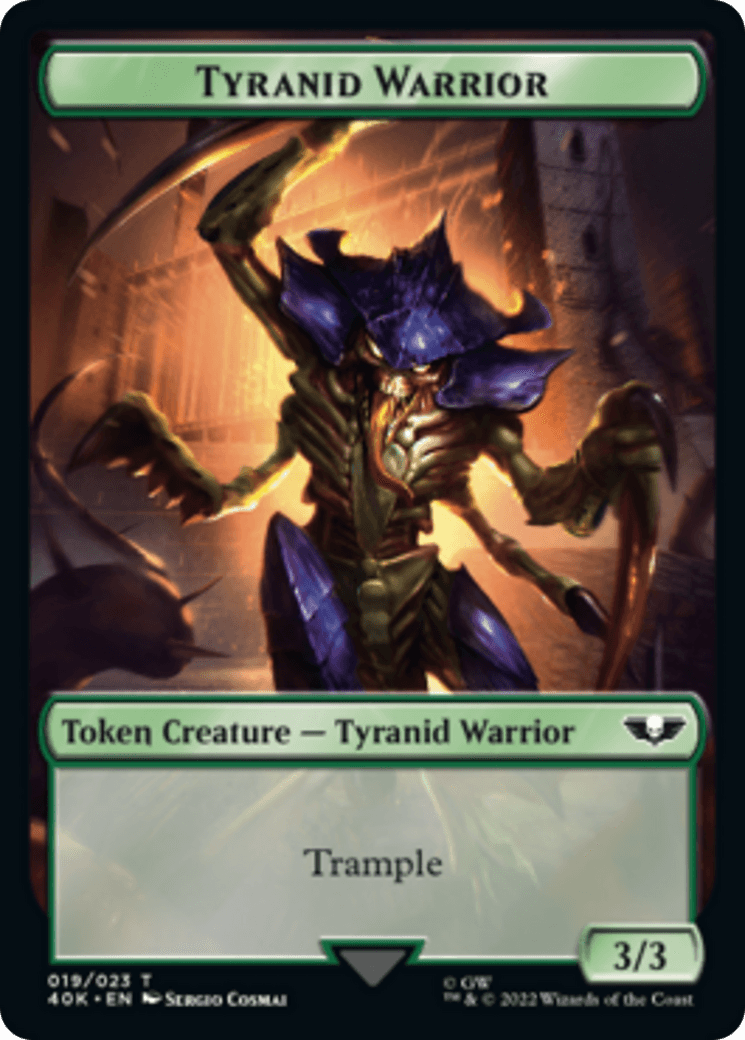 Tyranid (17) // Tyranid Warrior [Universes Beyond: Warhammer 40,000 Tokens] - La Boîte Mystère ( The Mystery Box)