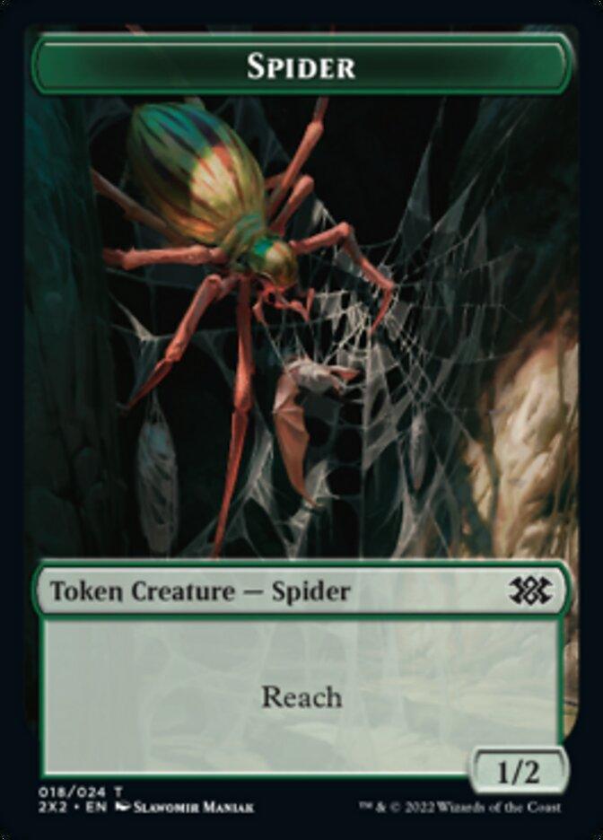 Spider // Vampire Double-sided Token [Double Masters 2022 Tokens] - La Boîte Mystère ( The Mystery Box)